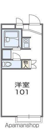 レオパレスガイア守山(1K/2階)の間取り写真