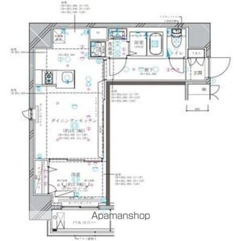 ディアレイシャス東別院Ⅱ(1LDK/11階)の間取り写真
