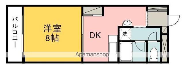 グレース88(1DK/3階)の間取り写真