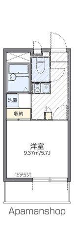 レオパレスコスモスⅡ(1K/2階)の間取り写真