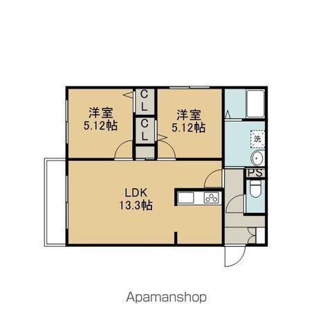 CONTRAIL(2LDK/5階)の間取り写真
