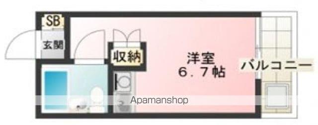 センチュリー野方(ワンルーム/1階)の間取り写真