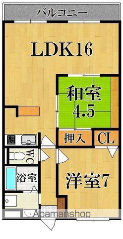 エミネンス(2LDK/2階)の間取り写真