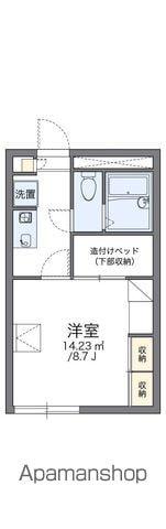 レオパレスルネ(1K/2階)の間取り写真