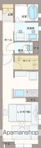 THE GRAND SQUARE 静岡本通(ワンルーム/2階)の間取り写真