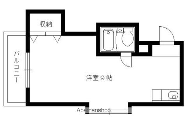 ベルヴィ・NADA(ワンルーム/2階)の間取り写真