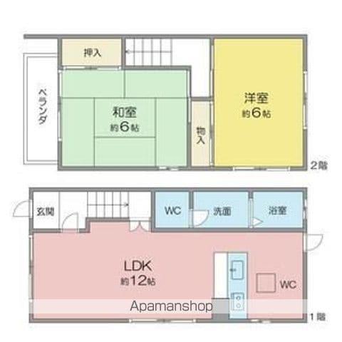 大野コーポ(2LDK)の間取り写真