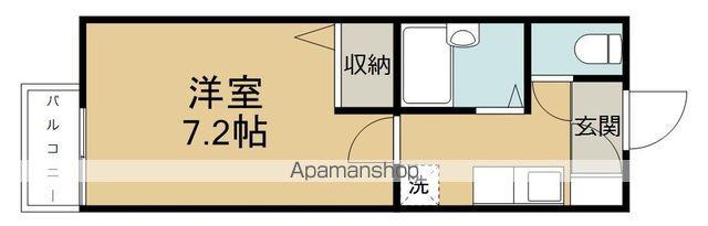 ラフォーレ・N・B(1K/2階)の間取り写真