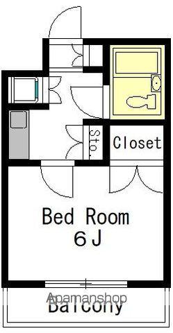 JMプレイス(1K/2階)の間取り写真