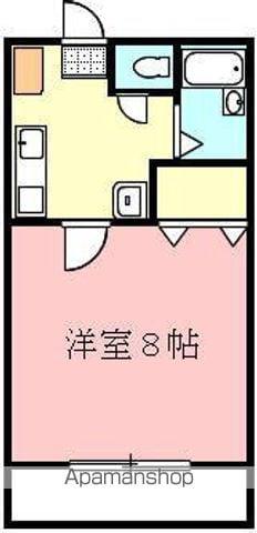 クレイドル志度Ⅰ(1K/2階)の間取り写真