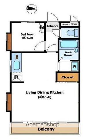 日興パレス武蔵関PARTⅡ(1LDK/2階)の間取り写真