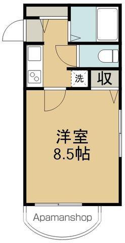 サンハピネス(1K/3階)の間取り写真