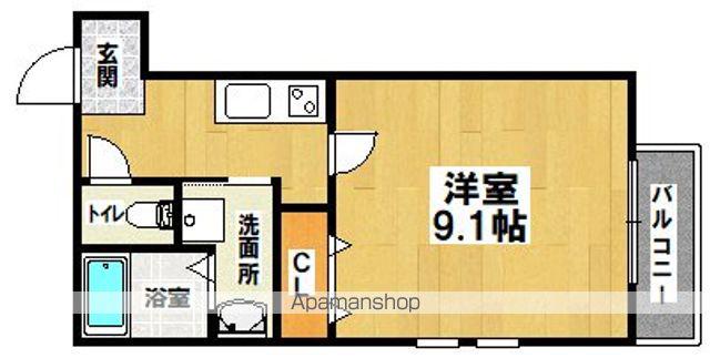 フジパレス堺北長尾ウエスト(1K/3階)の間取り写真