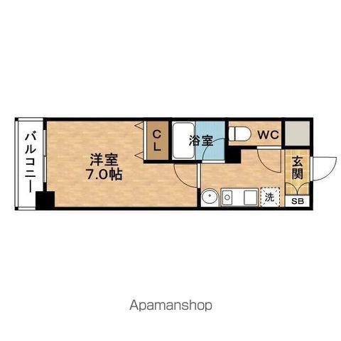 CREATE21ATTENDERUMEDA(1K/5階)の間取り写真