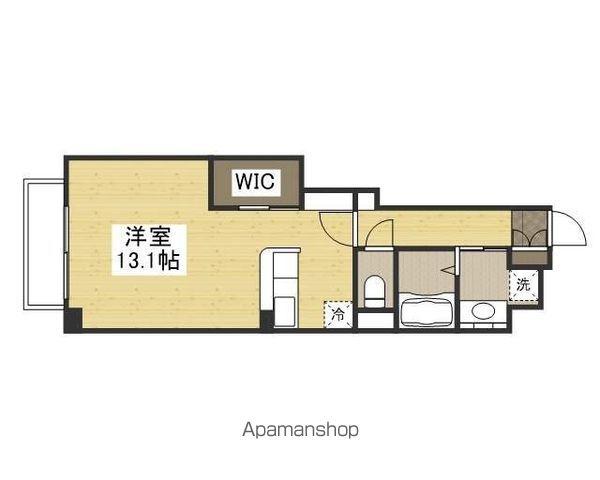 リビンコートSTUDIO富町(ワンルーム/12階)の間取り写真
