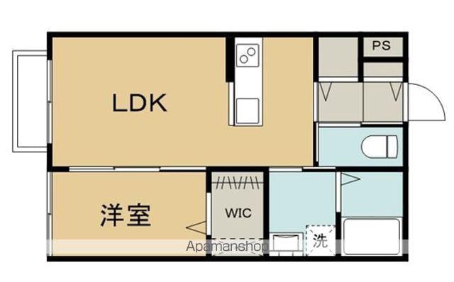 サンハイム・ユウⅡ(1LDK/1階)の間取り写真