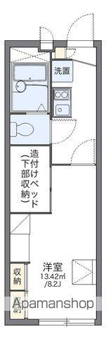 レオパレスシグマS(1K/2階)の間取り写真