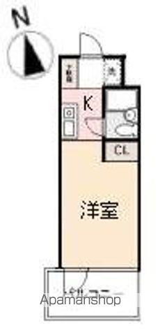 HAUS(ワンルーム/2階)の間取り写真