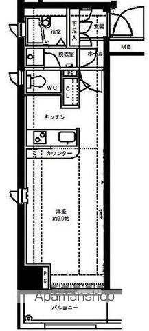 ベスト伊勢佐木長者町(ワンルーム/5階)の間取り写真