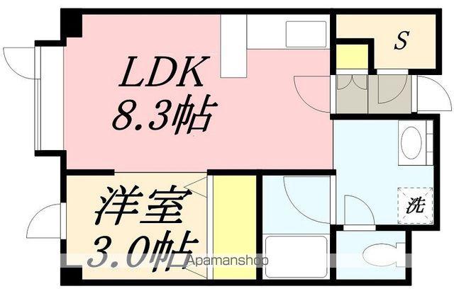 ポート24(1LDK/1階)の間取り写真