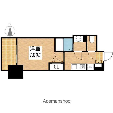 プレサンス上前津フィット(1K/6階)の間取り写真