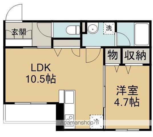 アンビシア(1LDK/3階)の間取り写真