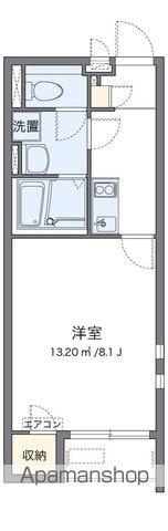 クレイノMIZUSHIMA(1K/2階)の間取り写真