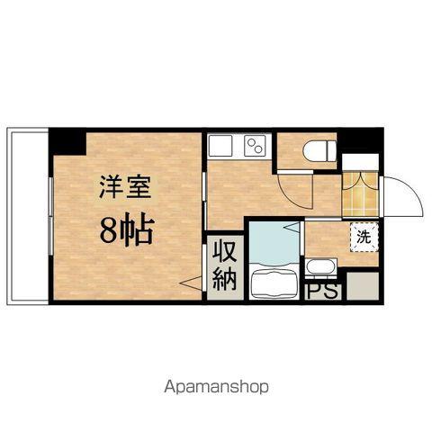 エリシア・イリス(1K/1階)の間取り写真