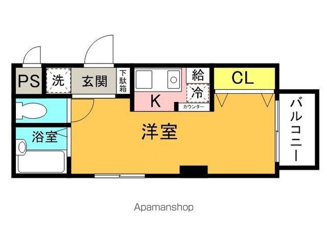 エトワールヴィル—R南楠葉(1K/3階)の間取り写真