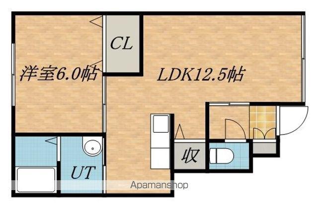 YS GARDEN(1LDK/1階)の間取り写真