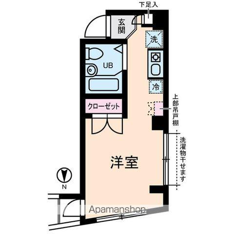 OTAYAビル(ワンルーム/3階)の間取り写真