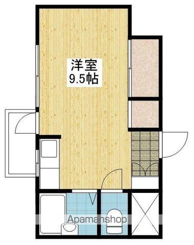 マナベハイツ(ワンルーム/2階)の間取り写真