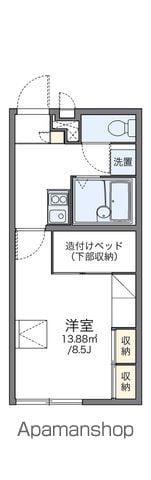 レオパレスシルク(1K/2階)の間取り写真