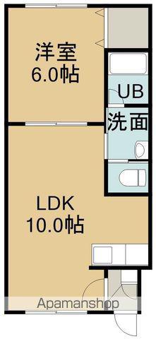 ピュアパレス深堀(1LDK/3階)の間取り写真