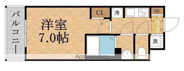 S-RESIDENCE KAMISHINJO ASCENT(1K/13階)の間取り写真