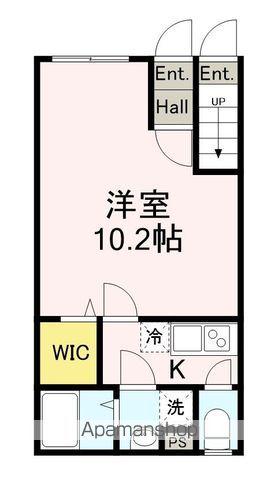 エテルノヴァローレ狭山(1K/1階)の間取り写真