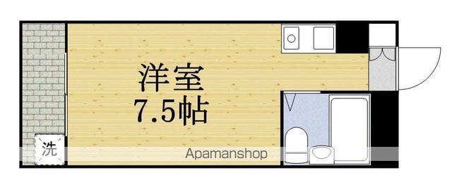 MNフラット(ワンルーム/3階)の間取り写真