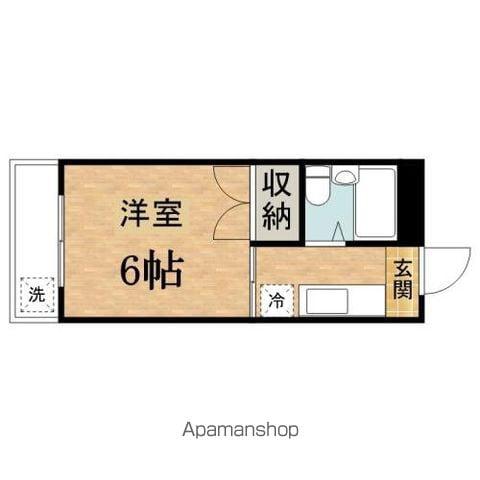 アゼリア大塚(1K/2階)の間取り写真