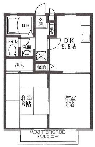 サンライフ妙蓮寺A(2K/1階)の間取り写真