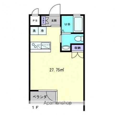 富士グランディール(1K/2階)の間取り写真