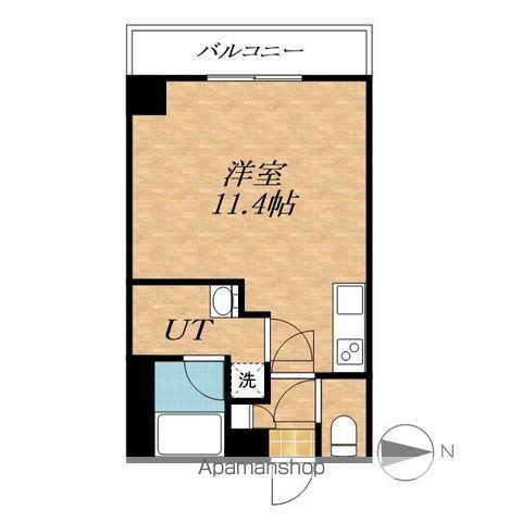 フォーレストインみなみ野2(ワンルーム/5階)の間取り写真