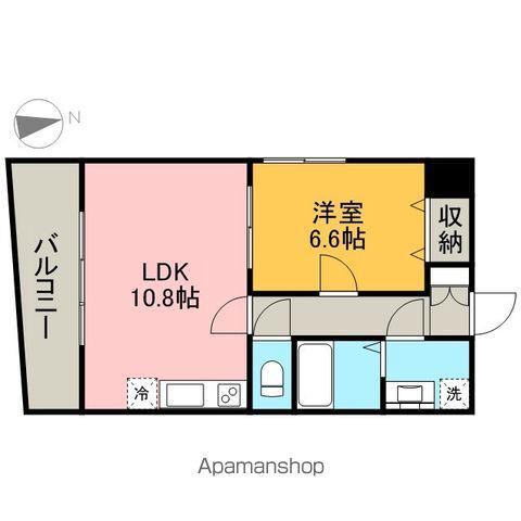 LA FACADE(1LDK/2階)の間取り写真
