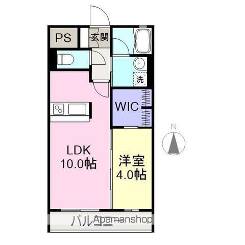 エルセラーン・プリマ(1LDK/3階)の間取り写真