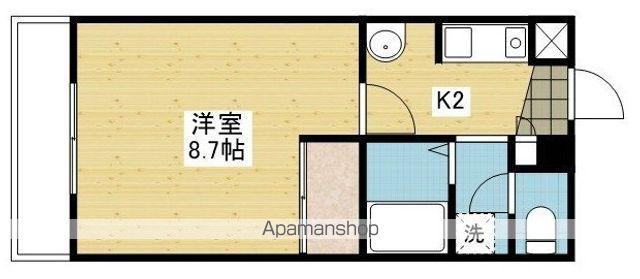 コスモリヴェール(1K/1階)の間取り写真