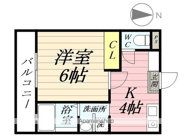 コータスすがさわ(1K/2階)の間取り写真