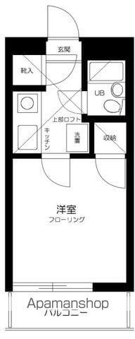 プラザ常盤台(1K/1階)の間取り写真