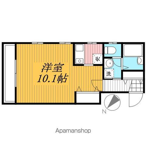 CITYHILL COURT(1K/2階)の間取り写真