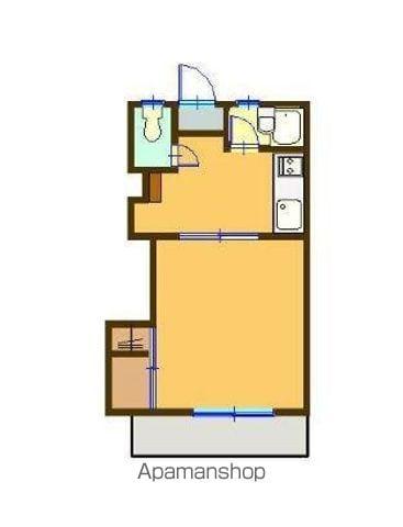 エステート鎌田Ⅰ(1DK/3階)の間取り写真