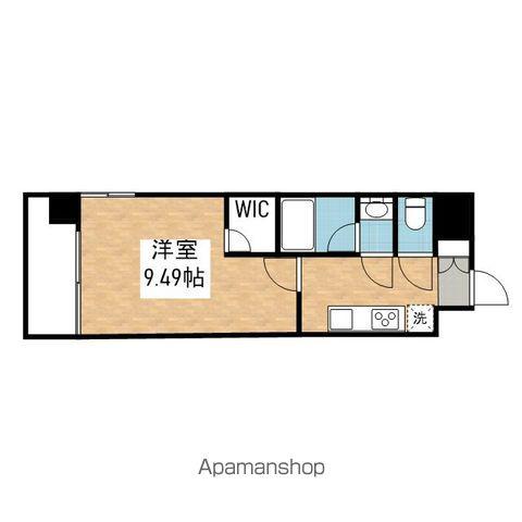 レジデンシア今池(1K/7階)の間取り写真