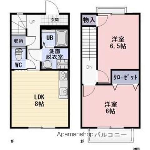 ブランシェみなみ(2LDK)の間取り写真